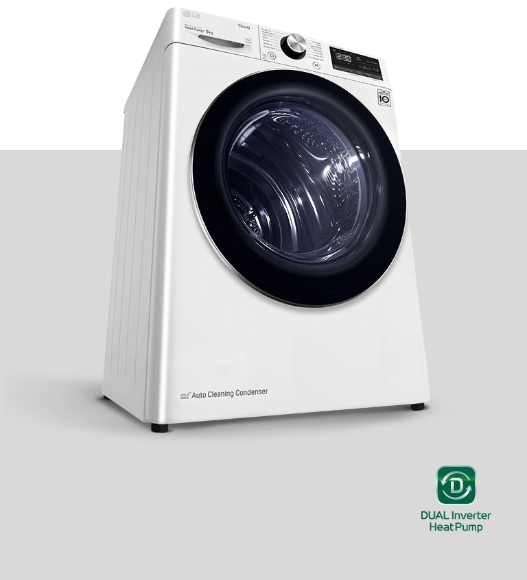 Hình ảnh sản phẩm Máy sấy DUAL Inverter Heat Pump™ kèm logo