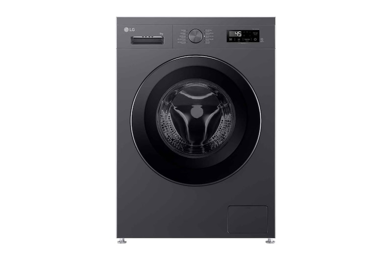 Hình ảnh mặt trước của Máy giặt sấy lồng ngang Inverter 9kg màu đen FB1209D5M FB1209D5M