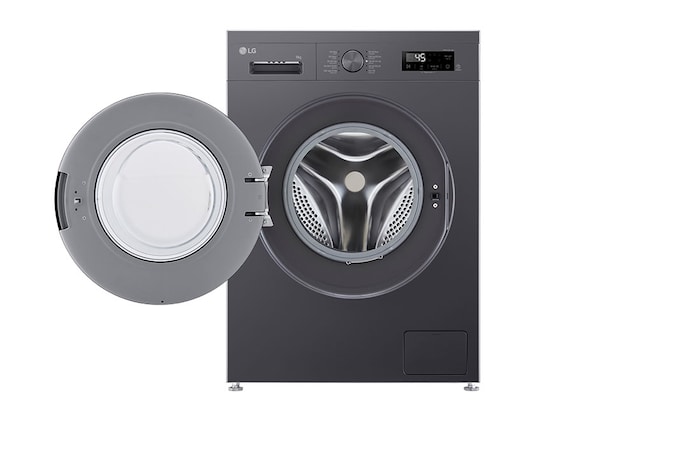 LG Máy giặt lồng ngang Inverter 9kg màu đen FB1209S5M, FB1209S5M