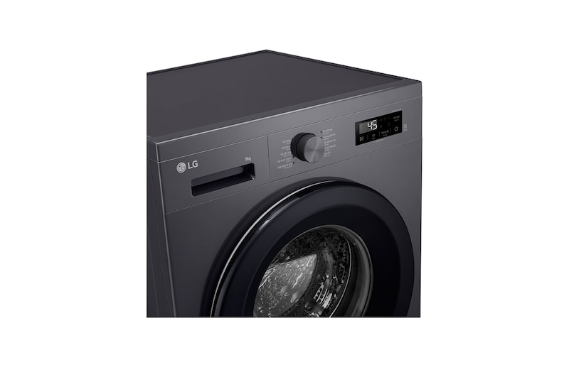 LG Máy giặt lồng ngang LG AI DD™ Inverter 9kg màu đen FB1209S5M, FB1209S5M