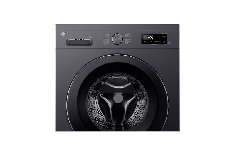 LG Máy giặt lồng ngang LG AI DD™ Inverter 9kg màu đen FB1209S5M, FB1209S5M