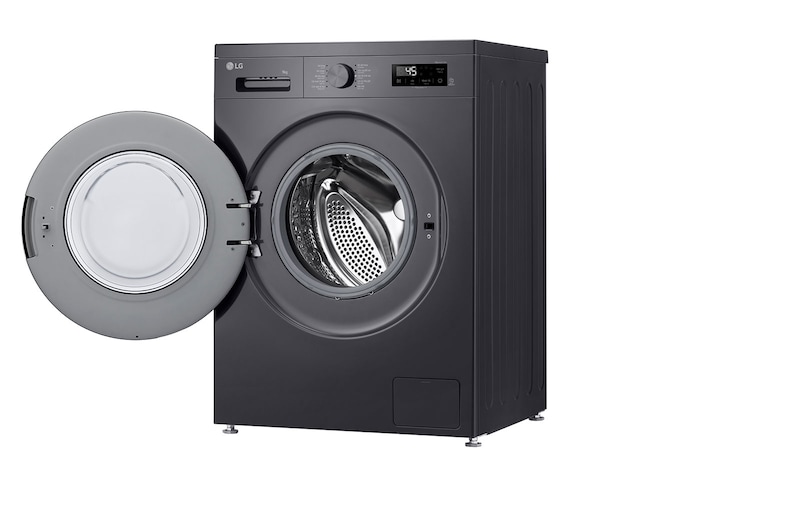LG Máy giặt lồng ngang LG AI DD™ Inverter 9kg màu đen FB1209S5M, FB1209S5M