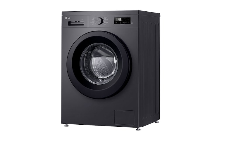 LG Máy giặt lồng ngang LG AI DD™ Inverter 9kg màu đen FB1209S5M, FB1209S5M
