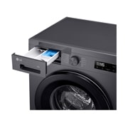 LG Máy giặt lồng ngang Inverter hơi nước  9kg màu đen FB1209S6M, FB1209S6M