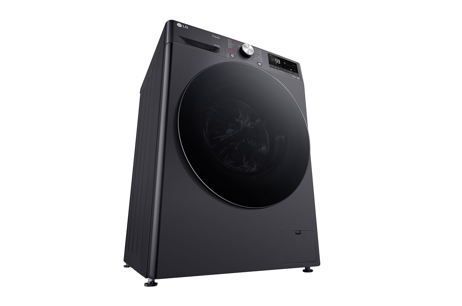 LG Máy giặt sấy lồng ngang LG AI DD™ Inverter 10kg màu đen FV1410D4M1, FV1410D4M1