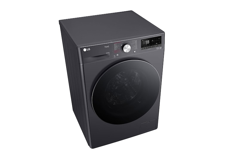 LG Máy giặt sấy lồng ngang LG AI DD™ Inverter 10kg màu đen FV1410D4M1, FV1410D4M1