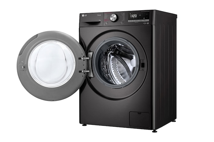 LG Máy giặt lồng ngang LG AI DD™ Inverter 10kg màu đen FV1410S4B, FV1410S4B