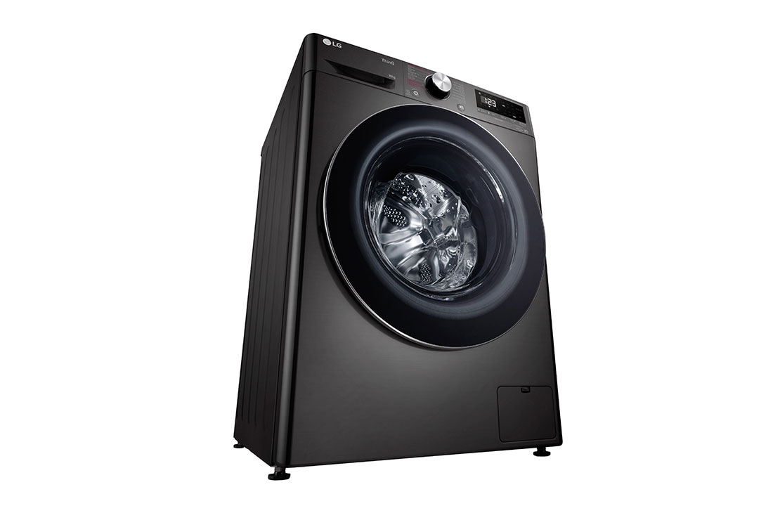 LG Máy giặt lồng ngang LG AI DD™ Inverter 10kg màu đen FV1410S4B, FV1410S4B