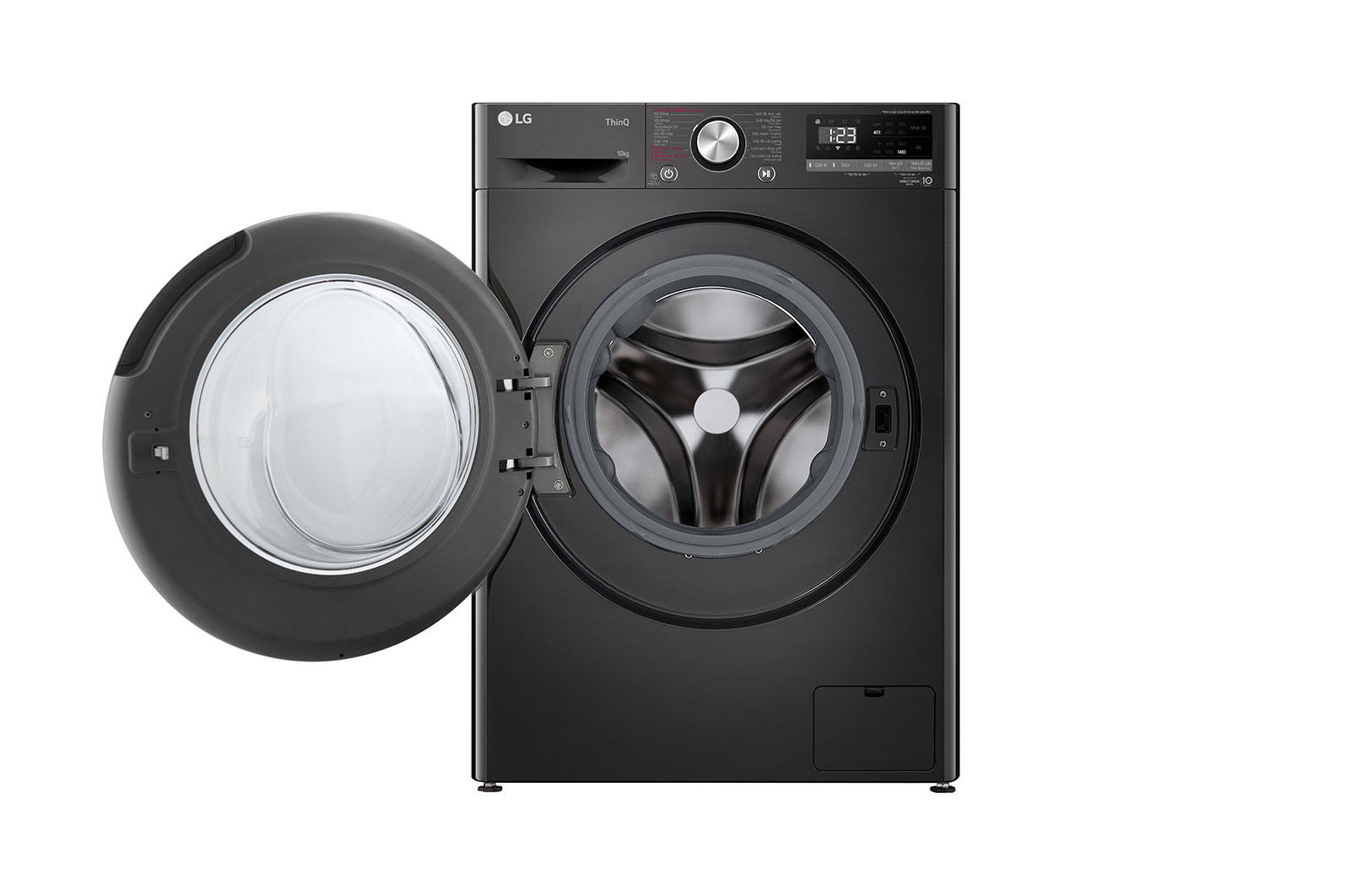 LG Máy giặt lồng ngang LG AI DD™ Inverter 10kg màu đen FV1410S4B, FV1410S4B