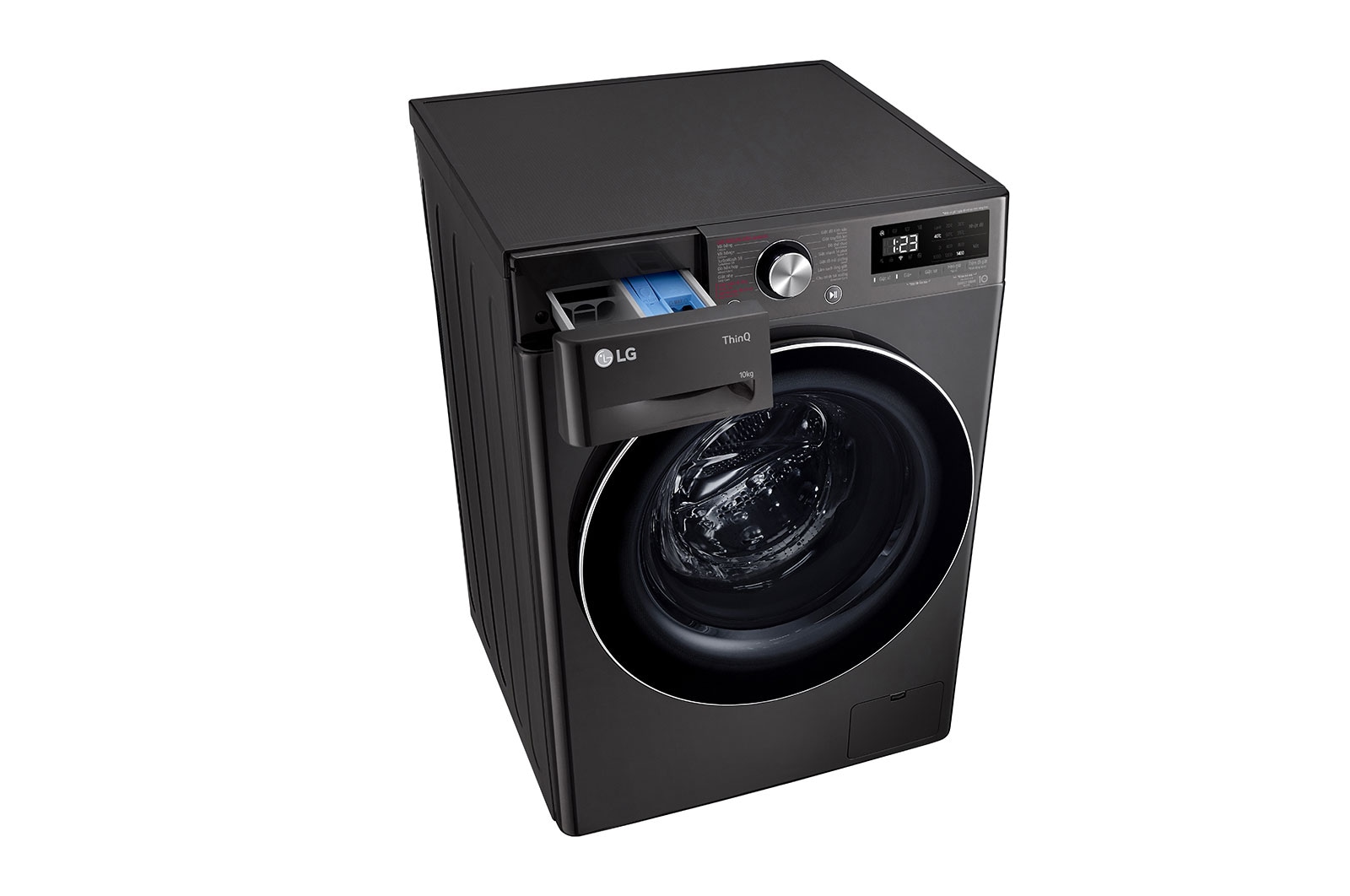 LG Máy giặt lồng ngang LG AI DD™ Inverter 10kg màu đen FV1410S4B, FV1410S4B