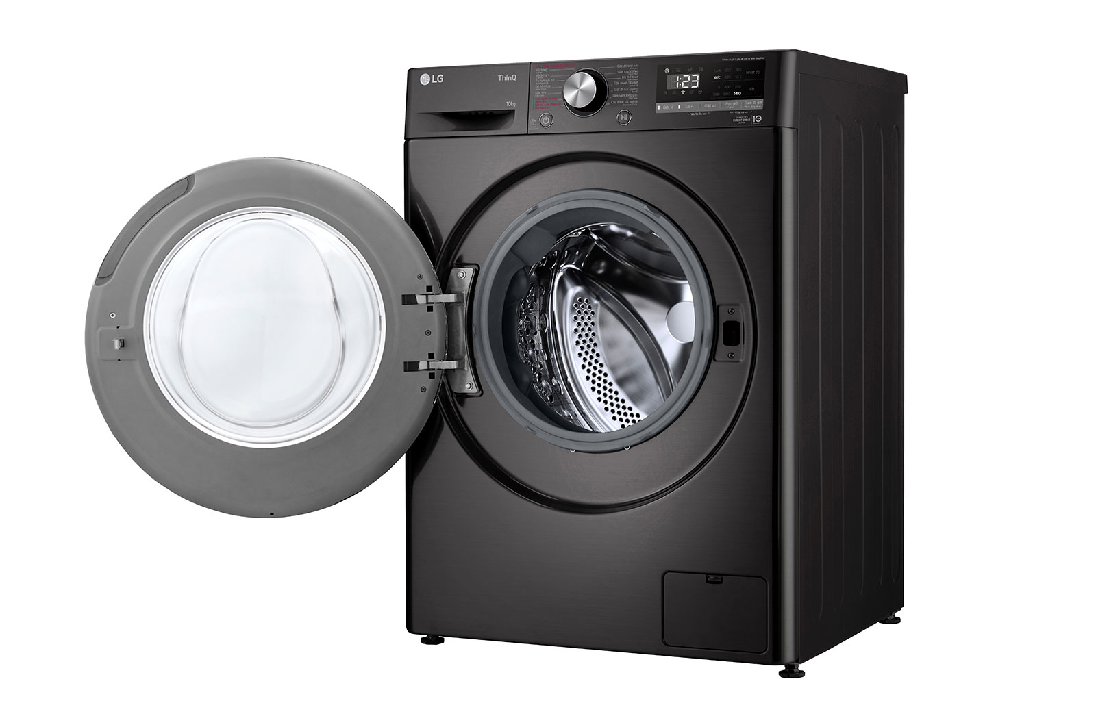 LG Máy giặt lồng ngang LG AI DD™ Inverter 10kg màu đen FV1410S4B, FV1410S4B