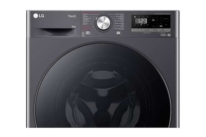 LG Máy giặt lồng ngang LG AI DD™ Inverter 10kg màu đen FV1410S4M1, FV1410S4M1