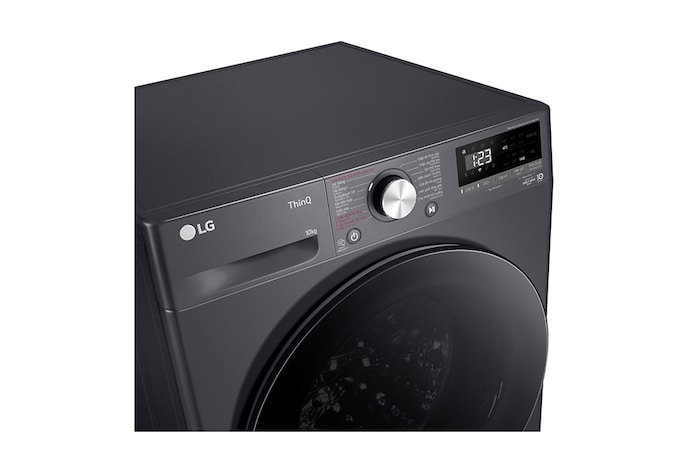 LG Máy giặt lồng ngang LG AI DD™ Inverter 10kg màu đen FV1410S4M1, FV1410S4M1