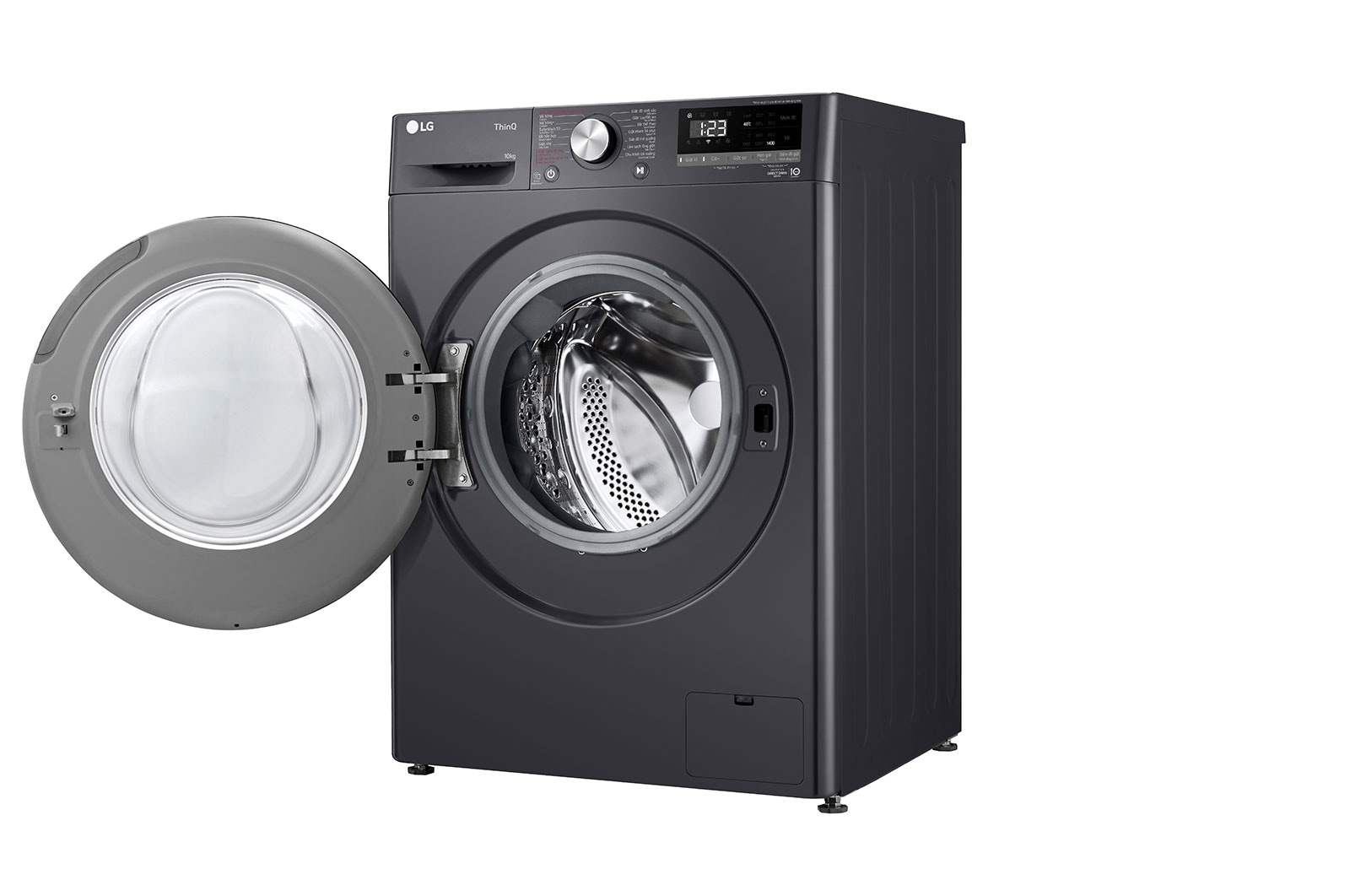 LG Máy giặt lồng ngang LG AI DD™ Inverter 10kg màu đen FV1410S4M1, FV1410S4M1