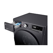 LG Máy giặt lồng ngang LG AI DD™ Inverter 10kg màu đen FV1410S4M1, FV1410S4M1