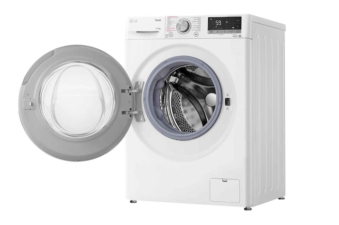 LG Máy giặt sấy lồng ngang LG AI DD™ Inverter 11kg màu trắng FV1411D4W, FV1411D4W