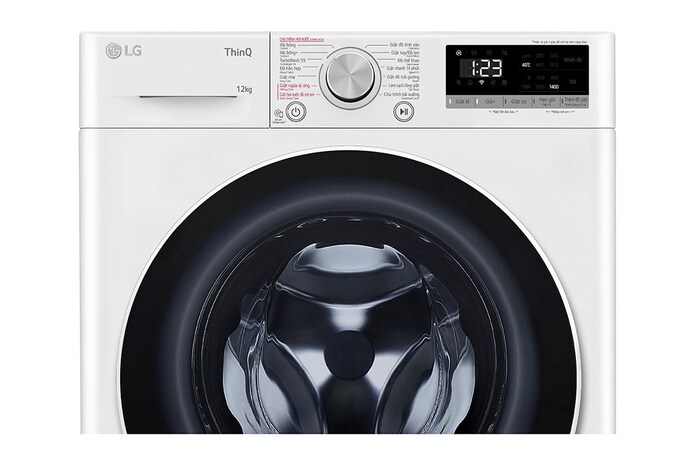 LG Máy giặt lồng ngang LG AI DD<sup>TM</sup> Inverter 12kg màu trắng FV1412S4W, FV1412S4W
