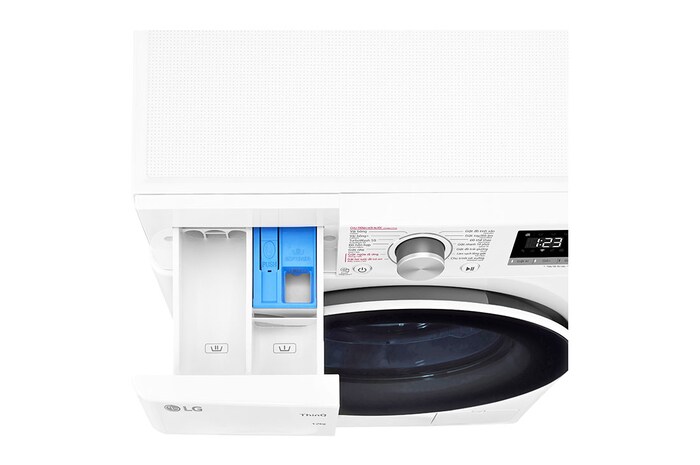LG Máy giặt lồng ngang LG AI DD<sup>TM</sup> Inverter 12kg màu trắng FV1412S4W, FV1412S4W