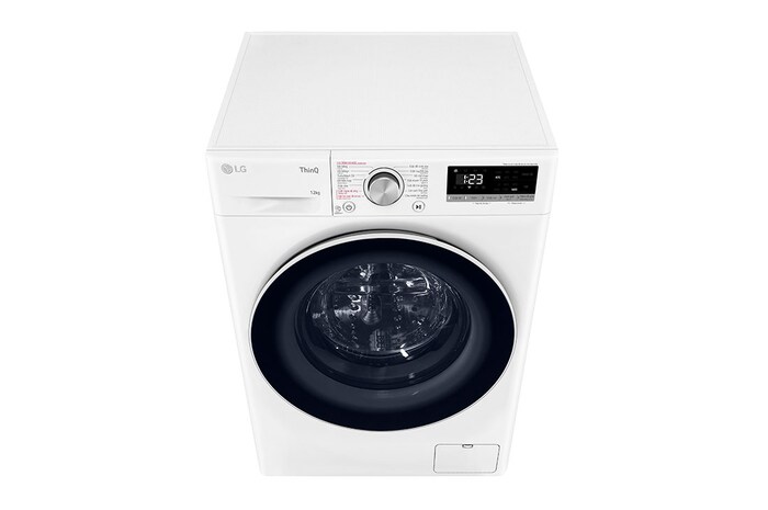 LG Máy giặt lồng ngang LG AI DD<sup>TM</sup> Inverter 12kg màu trắng FV1412S4W, FV1412S4W