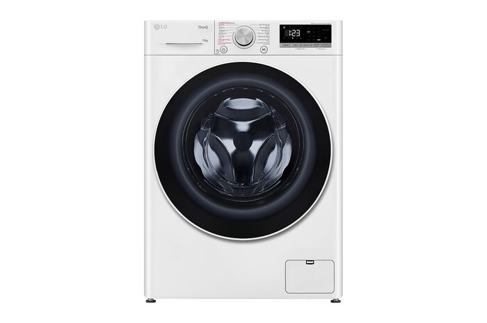 LG Máy giặt lồng ngang LG AI DD<sup>TM</sup> Inverter 12kg màu trắng FV1412S4W, FV1412S4W