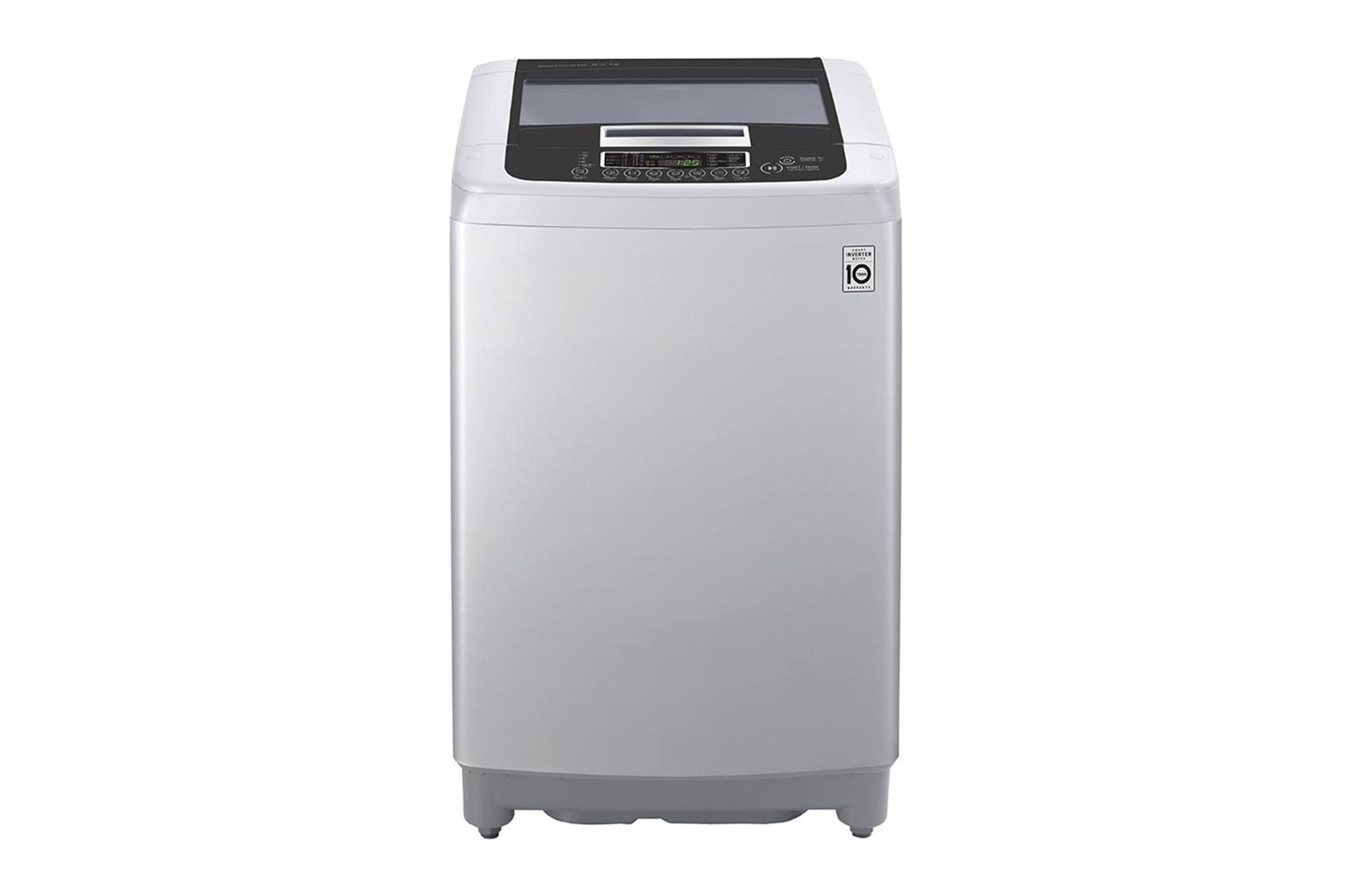 Hình ảnh mặt trước của Máy giặt lồng đứng LG TurboDrum™ Inverter 8kg màu bạc T2108VSPM2 T2108VSPM2