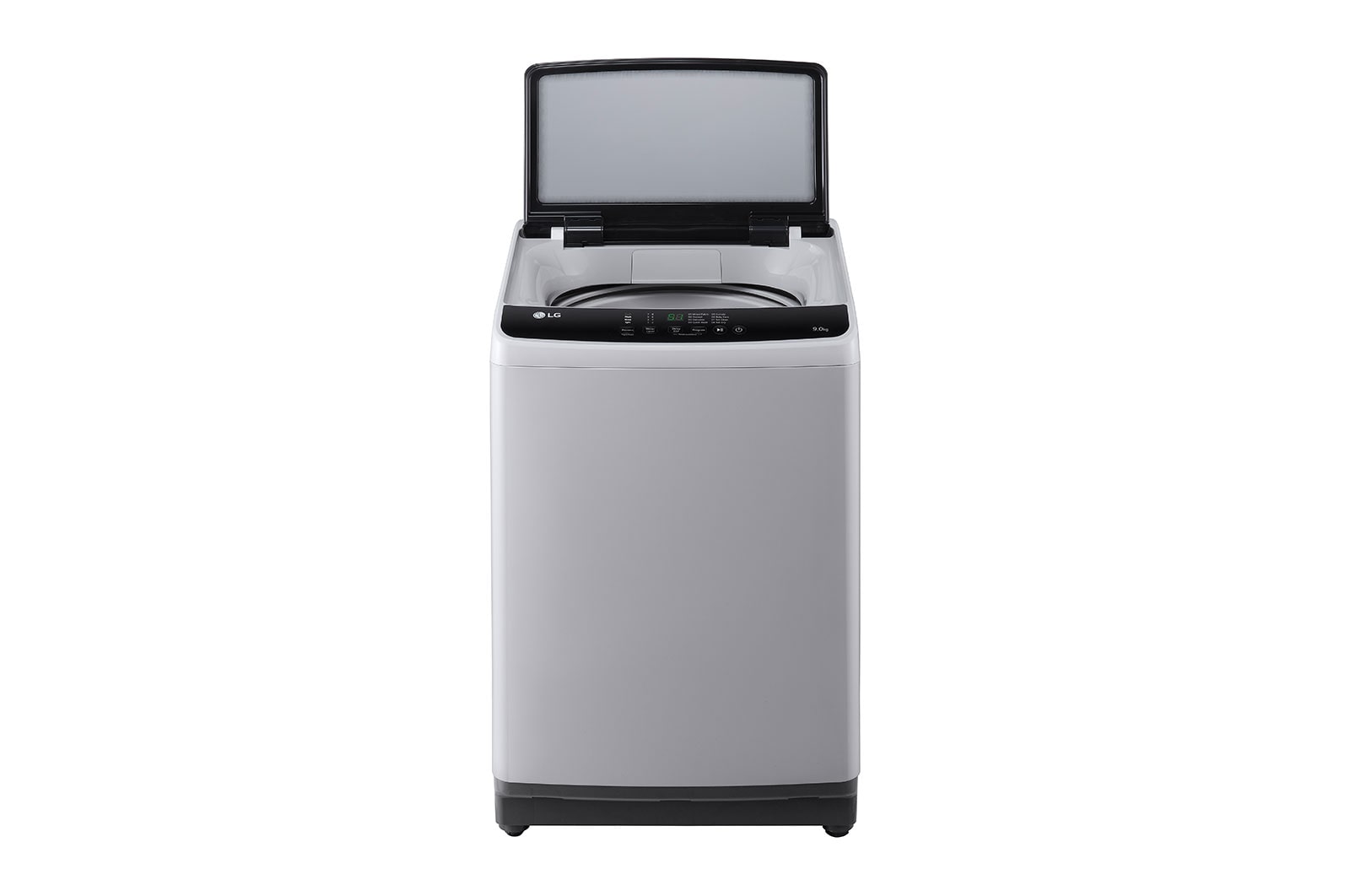 LG Máy giặt cửa trên 9kg có lồng giặt tổ ong, màu xám, T2109NT1G