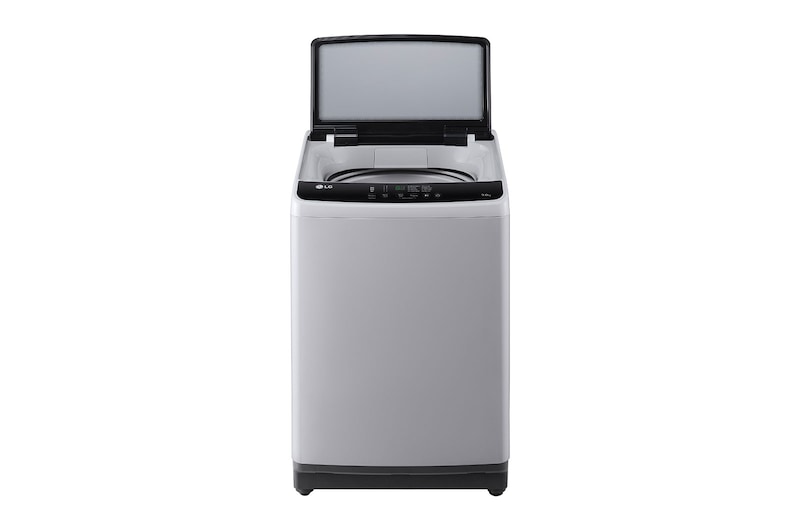 LG Máy giặt cửa trên 9kg có lồng giặt tổ ong, màu xám, T2109NT1G