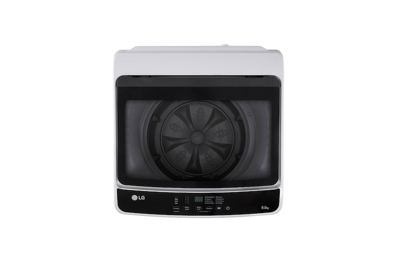 LG Máy giặt cửa trên 9kg có lồng giặt tổ ong, màu xám, T2109NT1G