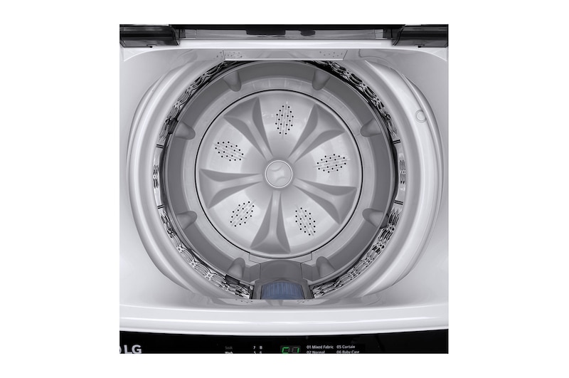 LG Máy giặt cửa trên 9kg có lồng giặt tổ ong, màu xám, T2109NT1G