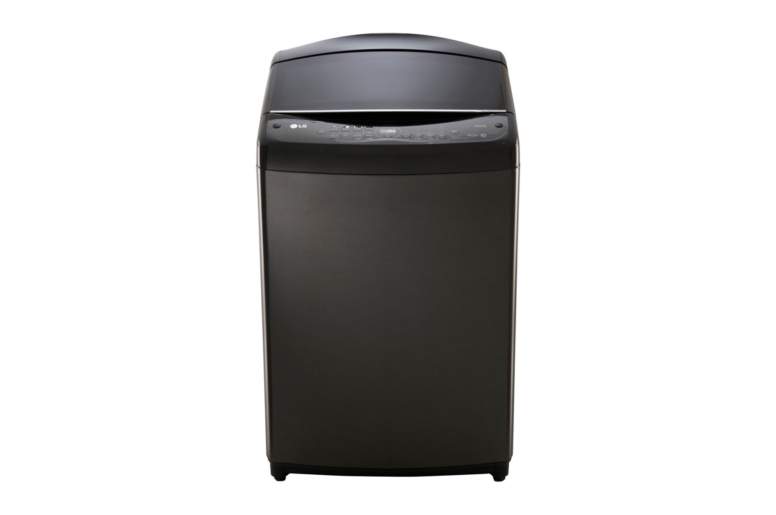 Hình ảnh mặt trước của Máy giặt lồng đứng LG AI DD™ Inverter 18kg màu đen TV2518DV3B TV2518DV3B
