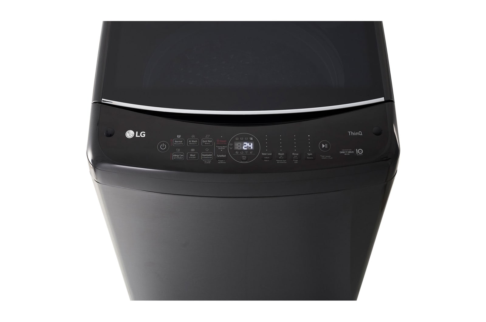 LG Máy giặt lồng đứng LG AI DD™ Inverter 18kg màu đen TV2518DV3B, TV2518DV3B