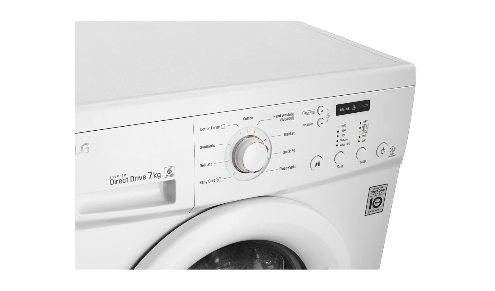 LG Máy giặt lồng ngang động cơ dẫn động trực tiếp biến tần. Giá tham khảo: 8.990.000 VNĐ, WD-7800