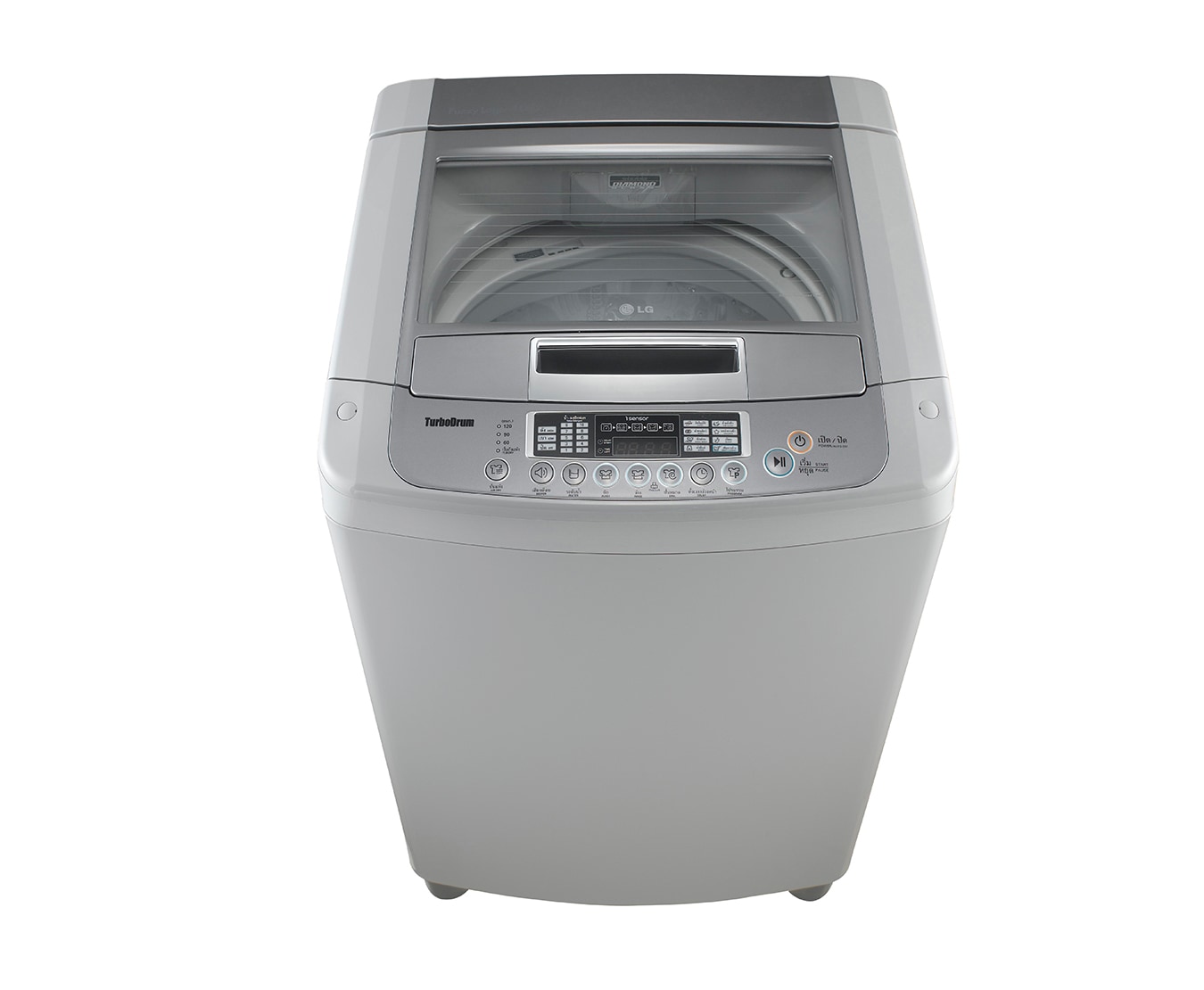 Hình ảnh mặt trước của Máy giặt lồng đứng LG WF-S8017MS. Giá tham khảo: 4.890.000 VNĐ WF-S8017MS