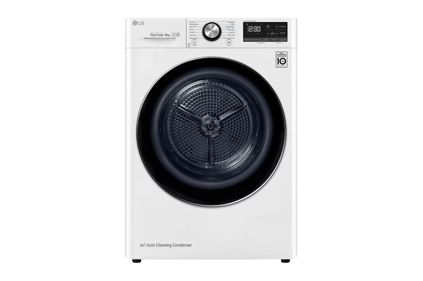 LG Combo Máy giặt lồng ngang LG AI DD™ Inverter 11kg màu trắng FV1411S4WA & Máy sấy LG DUAL Inverter Heat Pump™ 9kg màu trắng DVHP09W, WODR1109W.BBWPEVN