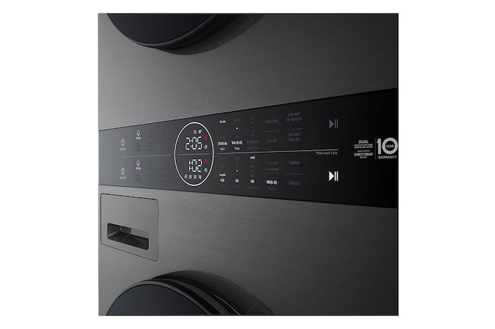 LG Tháp giặt sấy LG WashTower™ Giặt 14kg/ Sấy 10kg Màu đen|WT1410NHB, WT1410NHB
