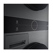 LG Tháp giặt sấy LG WashTower™ Giặt 14kg/ Sấy 10kg Màu đen|WT1410NHB, WT1410NHB