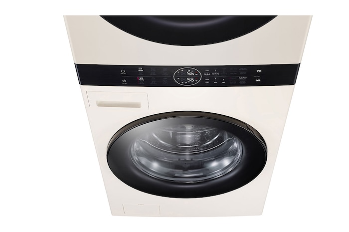 LG Tháp giặt sấy LG WashTower™ Giặt 14kg/ Sấy 10kg Màu be|WT1410NHE   , WT1410NHE