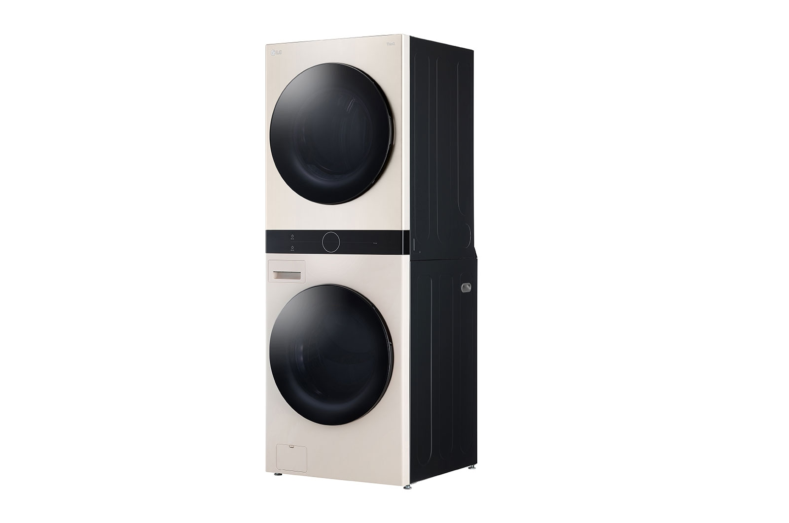 LG Tháp giặt sấy LG WashTower™ Giặt 14kg/ Sấy 10kg Màu be|WT1410NHE   , WT1410NHE