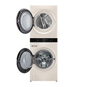 LG Tháp giặt sấy LG WashTower™ Giặt 14kg/ Sấy 10kg Màu be|WT1410NHE   , WT1410NHE