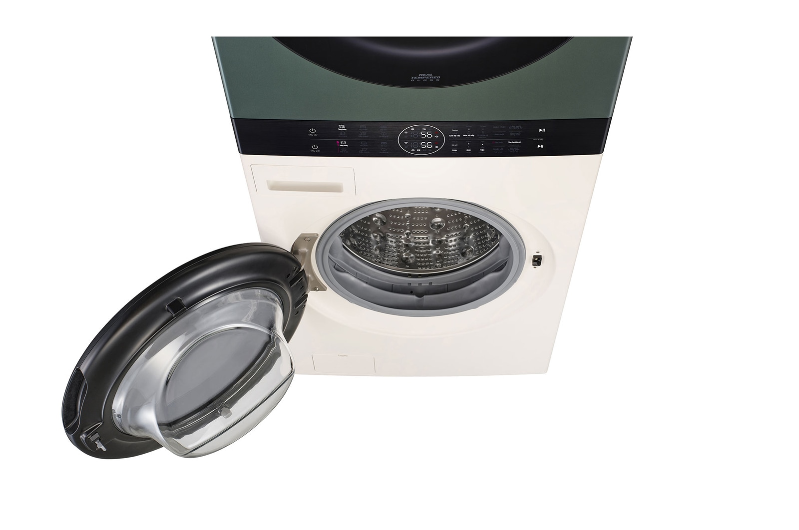 LG Tháp giặt sấy LG WashTower™ Giặt 14kg/ Sấy 10kg Màu be | WT1410NHEG, WT1410NHEG