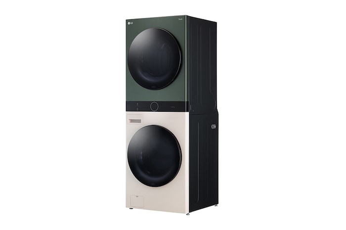 LG Tháp giặt sấy LG WashTower™ Giặt 25kg/Sấy 17kg xanh/be - WT2517NHEG, WT2517NHEG