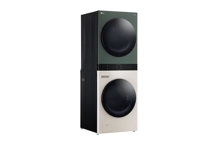 LG Tháp giặt sấy LG WashTower™ Giặt 25kg/Sấy 17kg xanh/be - WT2517NHEG, WT2517NHEG