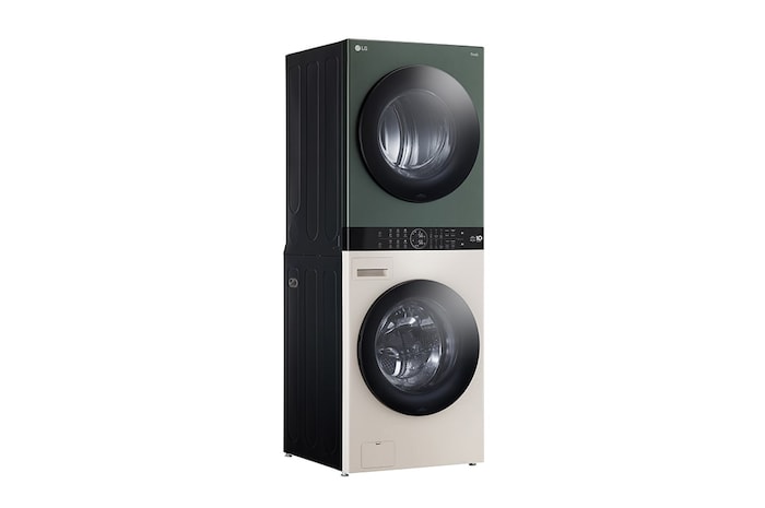 LG Tháp giặt sấy LG WashTower™ Giặt 25kg/Sấy 17kg xanh/be - WT2517NHEG, WT2517NHEG