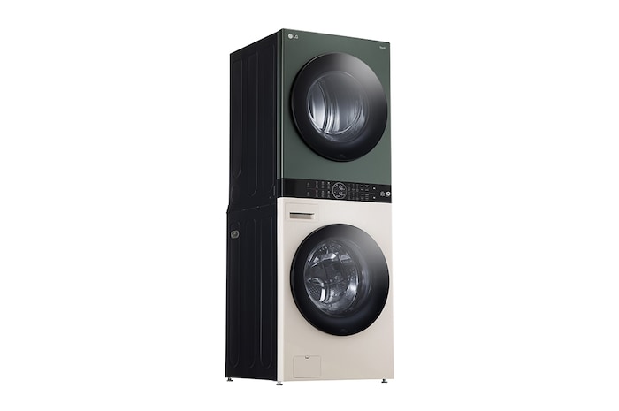 LG Tháp giặt sấy LG WashTower™ Giặt 25kg/Sấy 17kg xanh/be - WT2517NHEG, WT2517NHEG