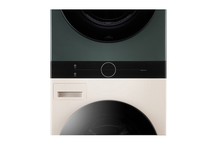 LG Tháp giặt sấy LG WashTower™ Giặt 25kg/Sấy 17kg xanh/be - WT2517NHEG, WT2517NHEG
