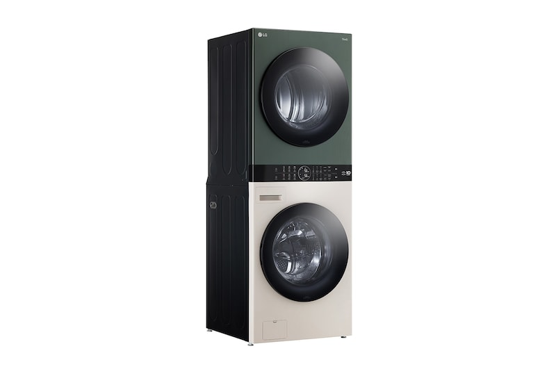 LG Tháp giặt sấy LG WashTower™ Giặt 25kg/Sấy 17kg xanh/be - WT2517NHEG, WT2517NHEG