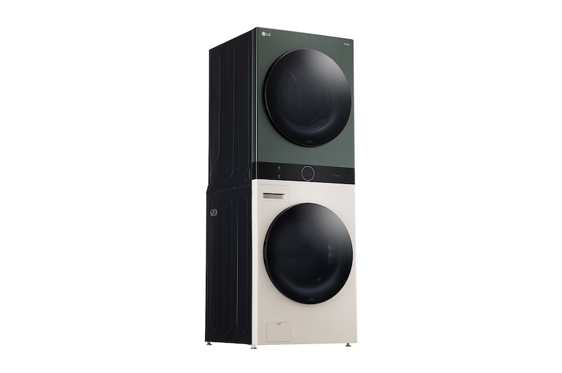 LG Tháp giặt sấy LG WashTower™ Giặt 25kg/Sấy 17kg xanh/be - WT2517NHEG, WT2517NHEG