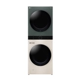 Tháp giặt sấy LG WashTower™ Giặt 25kg/Sấy 17kg xanh/be - WT2517NHEG