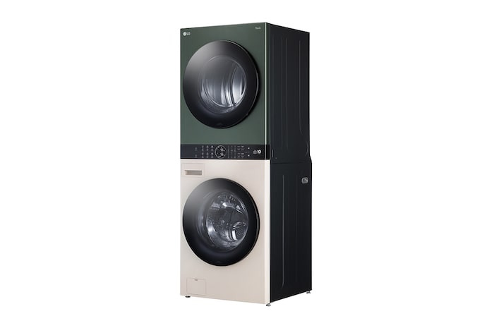 LG Tháp giặt sấy LG WashTower™ Giặt 25kg/Sấy 17kg xanh/be - WT2517NHEG, WT2517NHEG