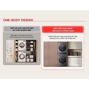 LG Tháp giặt sấy LG WashTower™ Giặt 14kg/ Sấy 10kg xanh/be | WT1410NHEG, WT1410NHEG